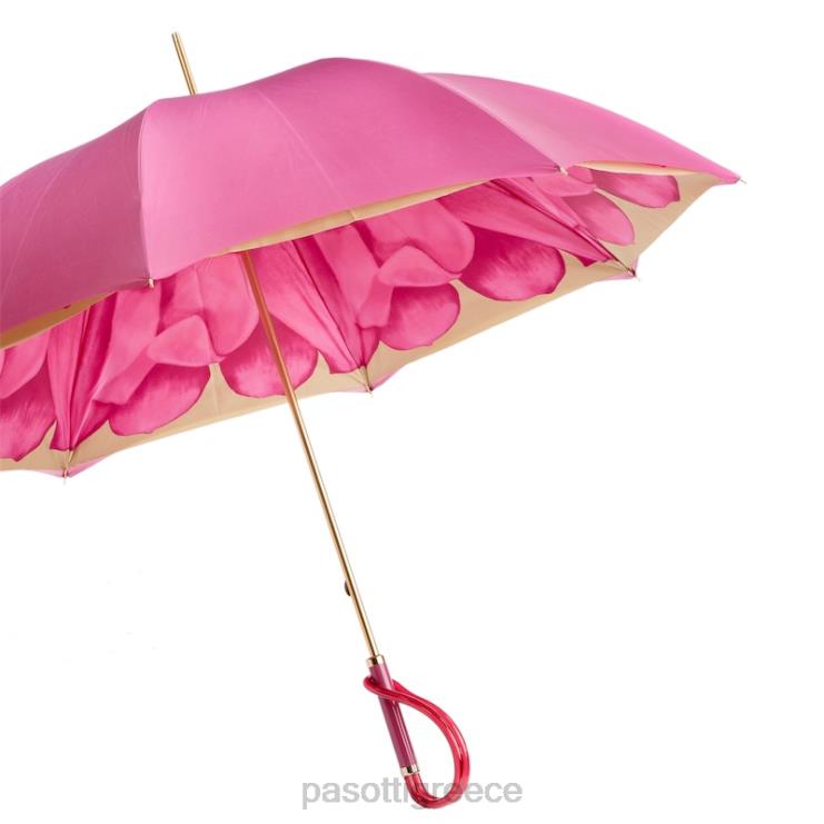 ομπρέλα | PASOTTI 189 21065-30 a - ομπρέλα φούξια ντάλια διπλό πανί 2N6B8377 γυναίκες